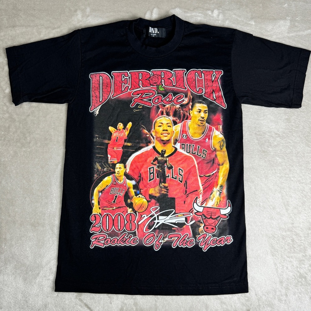 NWOT Men’s Vintage Style DND By Ferris Derrick Rose Graphic Tee Size‎ Medium